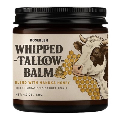 Whipped Tallow Balm for Face   100% Grass