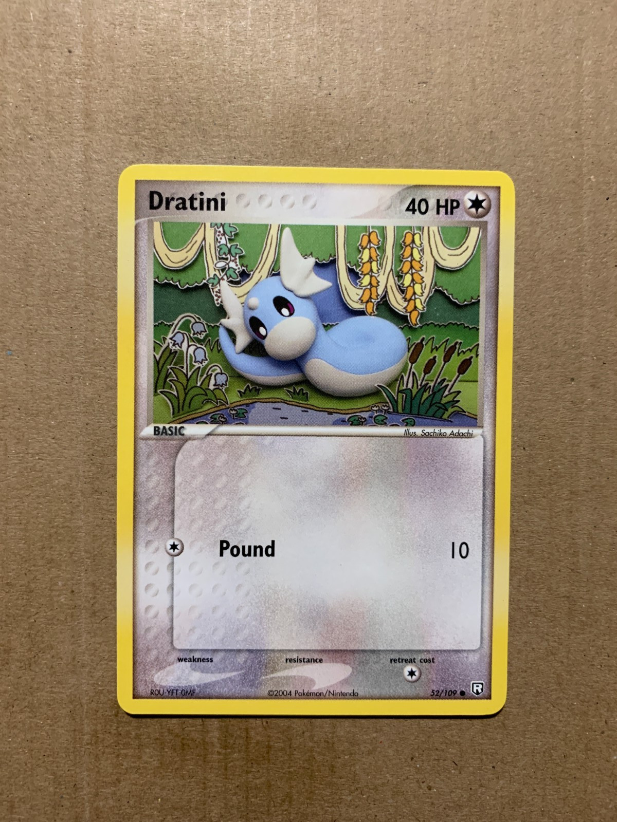 Dratini 52/109 EX Team Rocket Returns - Common Pokemon Card - NM/Mint