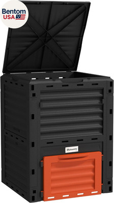 Garden Compost Bin 80 Gallon Outdoor Large Capacity Composter Fast Create Fertil