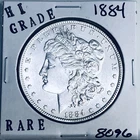 1884 MORGAN SILVER DOLLAR HI GRADE GENUINE U.S. MINT RARE COIN 8096