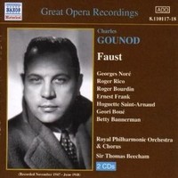 Audio Cd - Charles Gounod - Faust (2 Cd) - Naxos Historical -D- Neu