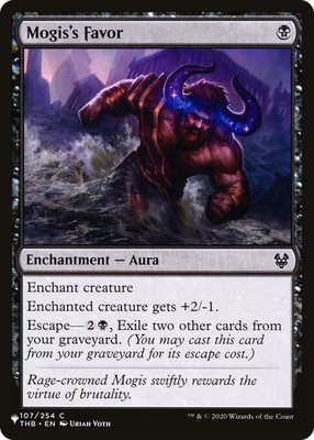 Mogis's Favor (REGULAR) x1 - MTG The List PLST #THB-107