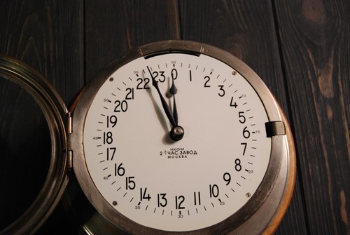 Ship Clock NKOM MOSCOW Soviet Union Watch Submarine Cabin Vintage. - Picture 8 of 12