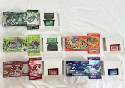 Pokemon Nintendo GB GBC GBA Complete Set 12 Lots Japanese w/Box