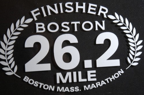 2023 OR any year Boston Marathon Finisher 26.2 Luggage,SuitCase,Car Window Decal - Picture 3 of 4