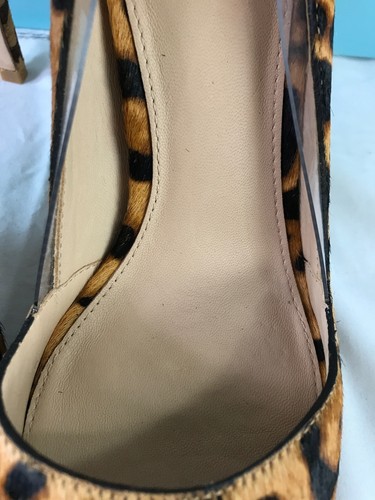 Antonio Melani Carlene Multi Leopard Print Pony Hair Pointed-Toe Stiletto 10M - Picture 8 of 14