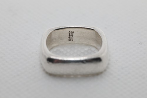 James Avery Sterling Silver Soft Square Ring Size 5 Retired Pre Owned - Picture 6 of 8