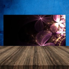 Kitchen Splashback 120x60 Tempered Glass Abstract Art