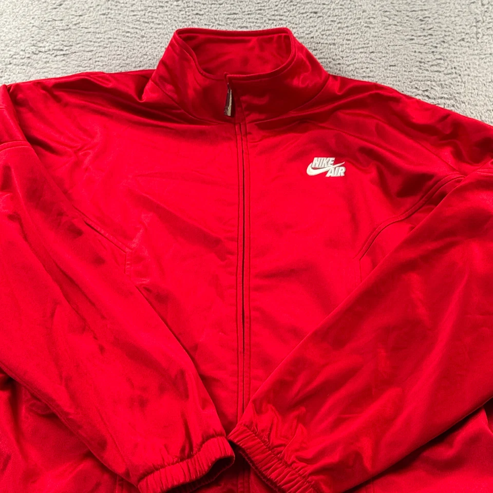 Nike Air Trainingsanzug Herren 3XL Vintage Y2K HipHop Loose Fit Rot Baggy Oversized - Bild 2 von 4