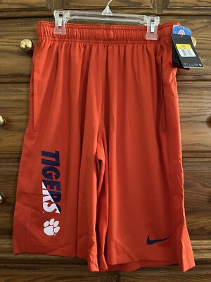 Nike DRI-FIT Men s Small Team Orange Clemson Tigers Football Shorts