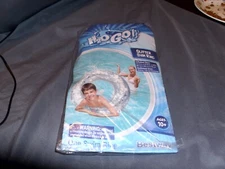 H2O GO! Bestway Silver Glitter Swim Ring 32" Tube Pool Float Ages 10+ NEW SEALED