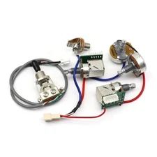 Set of Electric Guitar Pickup Wiring Harness with Switch/500K Pots For LP SG EPI
