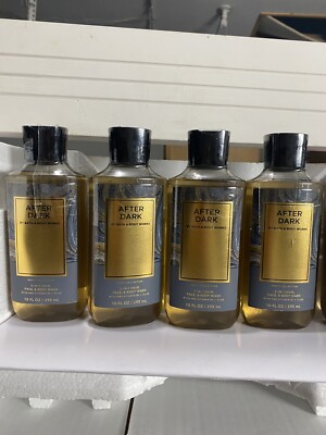 4 New AFTER DARK MEN S COLLECTION BATH & BODY WORKS BODY WASH