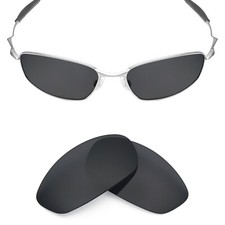 hdhut POLARIZED Replacement Lenses for-Oakley Whisker Sunglasses Stealth Black