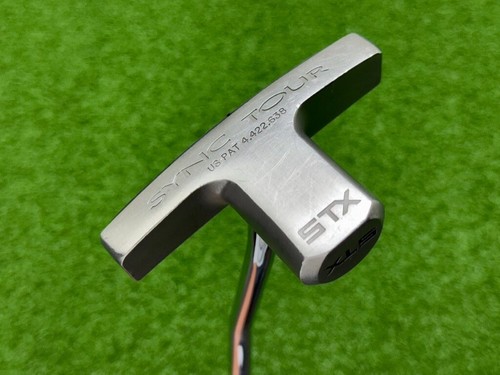 STX SYNC TOUR PUTTER Center Shafted Soft Face Insert Left Handed Steel Used 35"