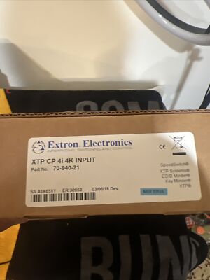 Extron 70-940-21 XTP CP 4i 4K Four Input Board XTP Remote Power New