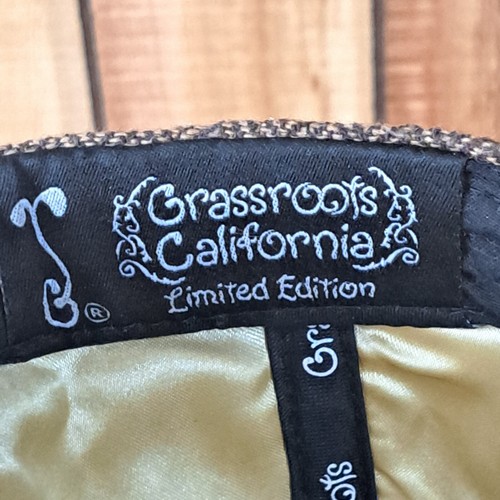 Cappello Grassroots California Herringbone Edizione Limitata Regolabile Snapback S/M - Foto 19 di 19
