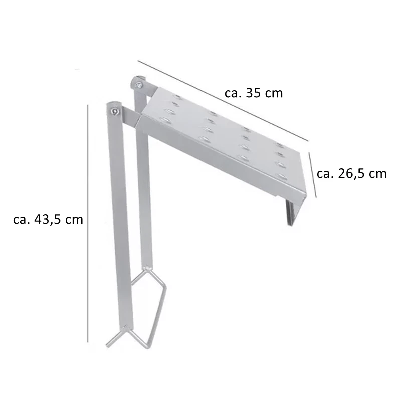 Leiter Einhänge Plattform f. Sprossenleiter Trittleiter Leiterpodest Werksleiter - Bild 4 von 4