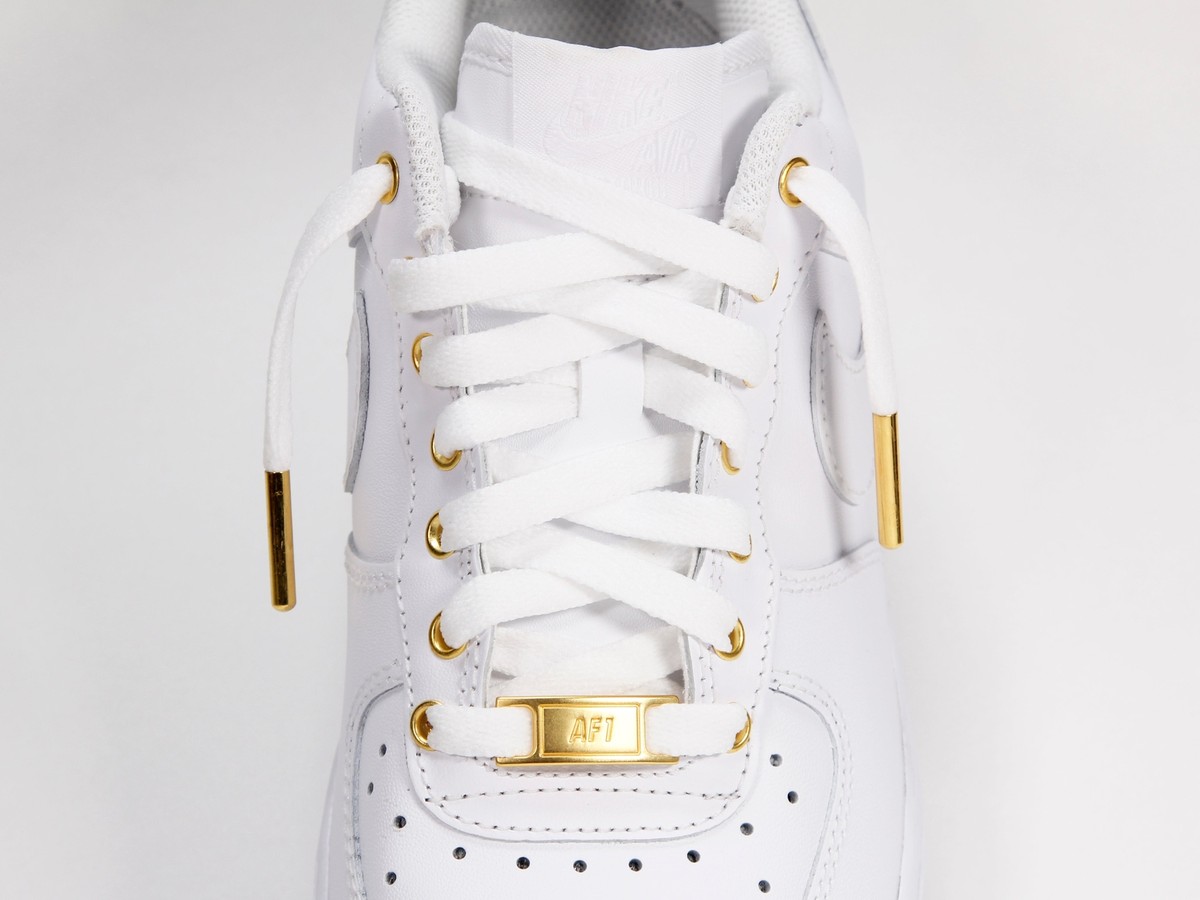 Nike Air Force 1 ホワイト ゴールド Nike Air Force 1 ホワイト ゴールド - メルカリ