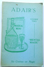 MENTAL MAGIC - Adair's Course two Magical Menu