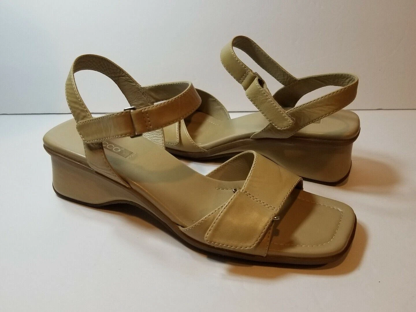 ecco sandali donna marroni con cinturino alla caviglia taglia 39