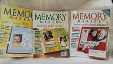 3 Memory Makers Magazine Scrapbook Paper Craft Card Making 1608103