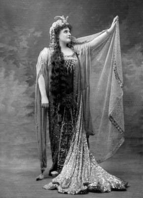 Miss Margyl the role of Dalila the play Samson et Dalila at the Na- Old Photo