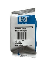 HP 75 Tri-Color Ink Cartridge OEM CB337W NEW NIP sealed expired