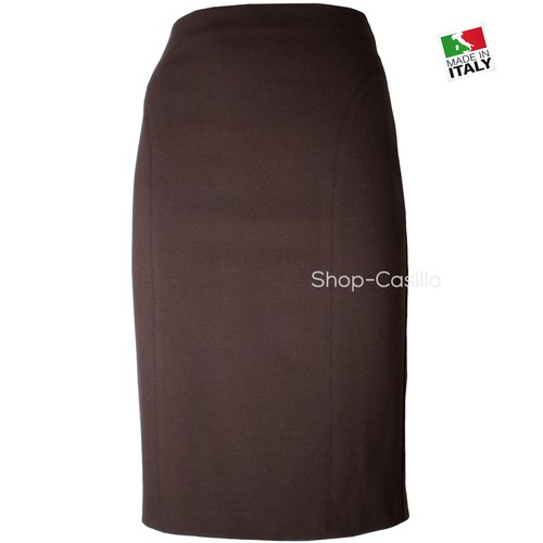Gonna Tubino Invernale Tinta Unita Vita Alta Elastico Vita Tubo Classica 46/56 - 第 10/16 張圖片