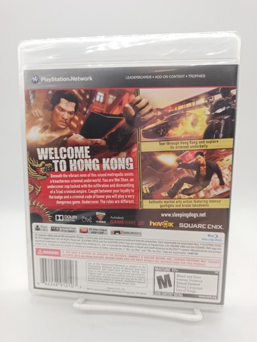 Sleeping Dogs (Sony PlayStation 3, 2012) PS3 Nuevo Sellado de Fábrica - Imagen 2 de 2