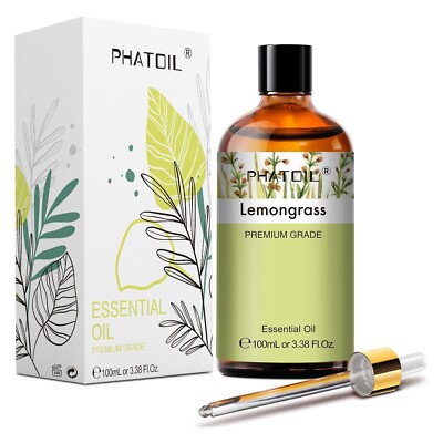 Zitronengras Aromatherapie Ätherische Öle,Rein Naturreine Duftöle für Diffuser