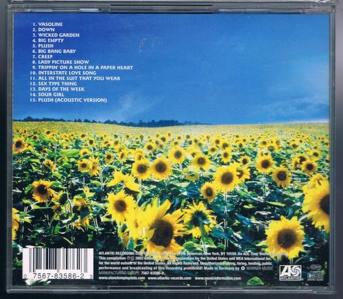 STONE TEMPLE PILOTS THANK YOU GREATEST HITS CD F.C. - Foto 2 di 2
