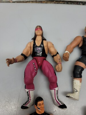 WWF BRET HITMAN HART フィギュア WWF Hasbro Bret Hitman Hart Wrestling Figure Signed
