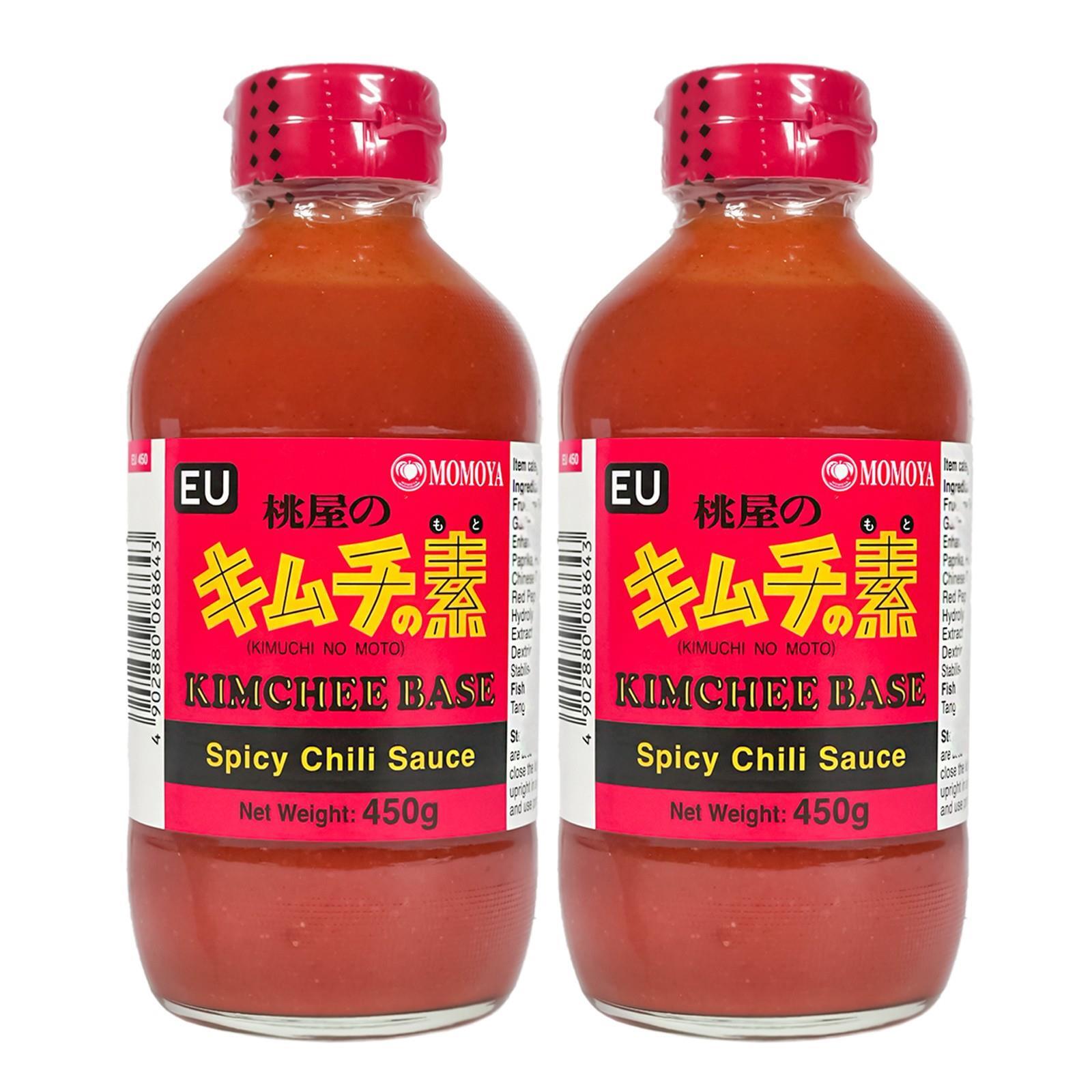 Momoya Kimuchi No Moto Chilisauce 2x450g Kimchi Base Kim Chi Sauce Kimchee Base