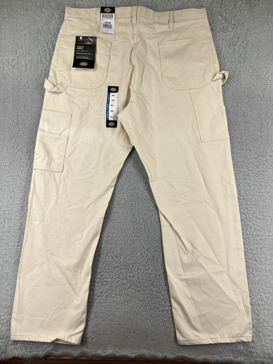 Dickies Pants Men 40 Off White Painters Relaxed Cotton Dickies Pants Men 40 Off White Painters Relaxed Cotton