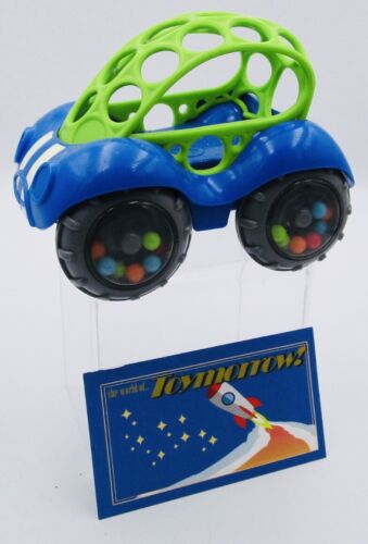 Bright Starts Oball Rattle & Roll sport voiture de course jouet véhicule push and go - Photo 1/1
