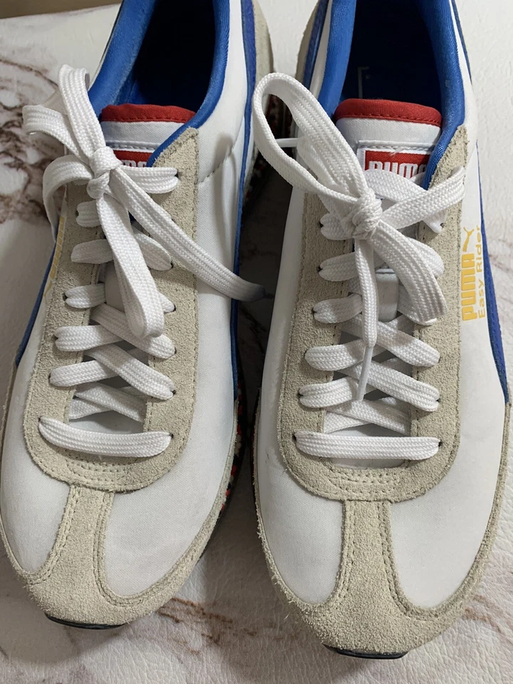 Zapatos para hombre Puma Jamming Easy Rider susurro blanco-azul fuerte talla 8 Foto 4 de 4