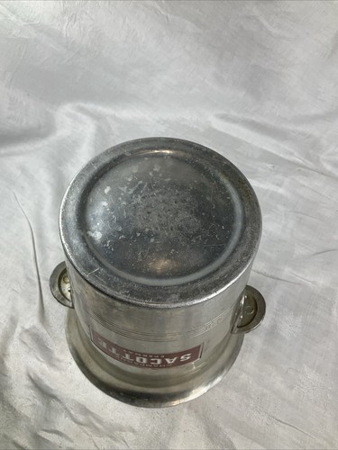 SHABBY SACOTTE CHAMPAGNE ICE BUCKET COOLER FRENCH WINE BAR WHITE VINTAGE WEDDING - Picture 11 of 19