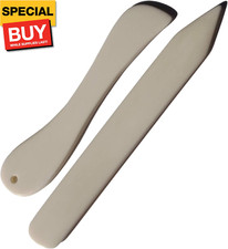 Genuine Bone Folder Paper Creaser Set Folding Scoring Burnishing Crafting Scrapb