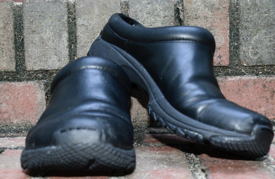 Mocassini da donna Merrell Encore Groove zoccoli scivoli pelle nera slip on 7