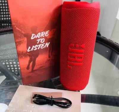 JBL Flip6 Tragbarer Bluetooth Lautsprecher Wasserfest Für Iphone Android- Rot
