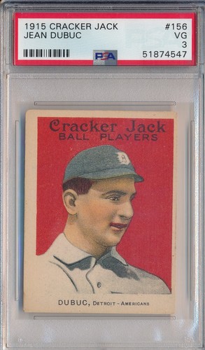 Jean Dubuc #156 1915 Cracker Jack card