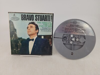 Bravo Stuarti Italian Favorites Reel To Reel Tape 4 Track Stereo 7-1/2 IPS