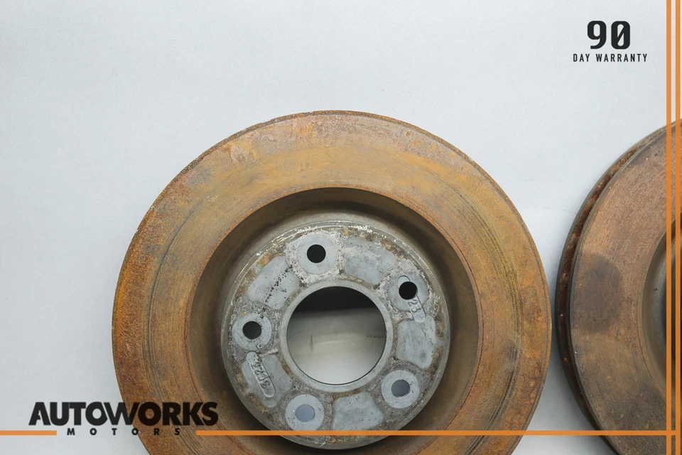 04-09 Juego de 2 rotores de disco de freno trasero izquierdo y derecho Cadillac XLR OEM Foto 2 de 4