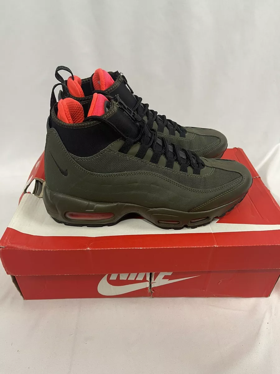 NIKE AIR MAX 95 SNEAKERBOOT DARK LODEN GREEN 806809-300 RARE Mens 7 | eBay