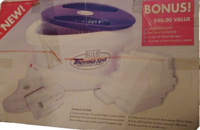 Igia Therma-Spa paraffin wax therapy - COMMERICAL QUALITY - 6 LBS WAX AND MORE !