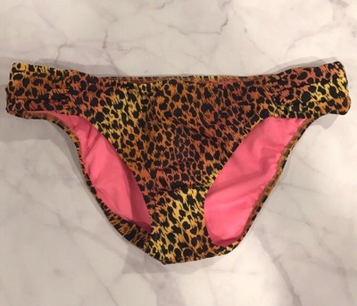leopard neon print bikini