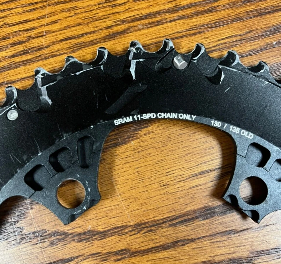 SRAM Red eTap X-Glide 50/34t 110BCD 11-Speed Bike Chainring Set (Black) - Image 4 of 4