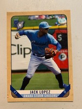 2018 Jack Lopez Card Omaha Storm Chasers Team Card