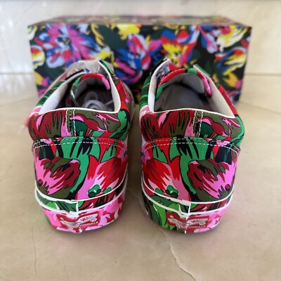 Mens Size 9.5 - Vans Vault - Kenzo Floral Red - Rare Sold Out